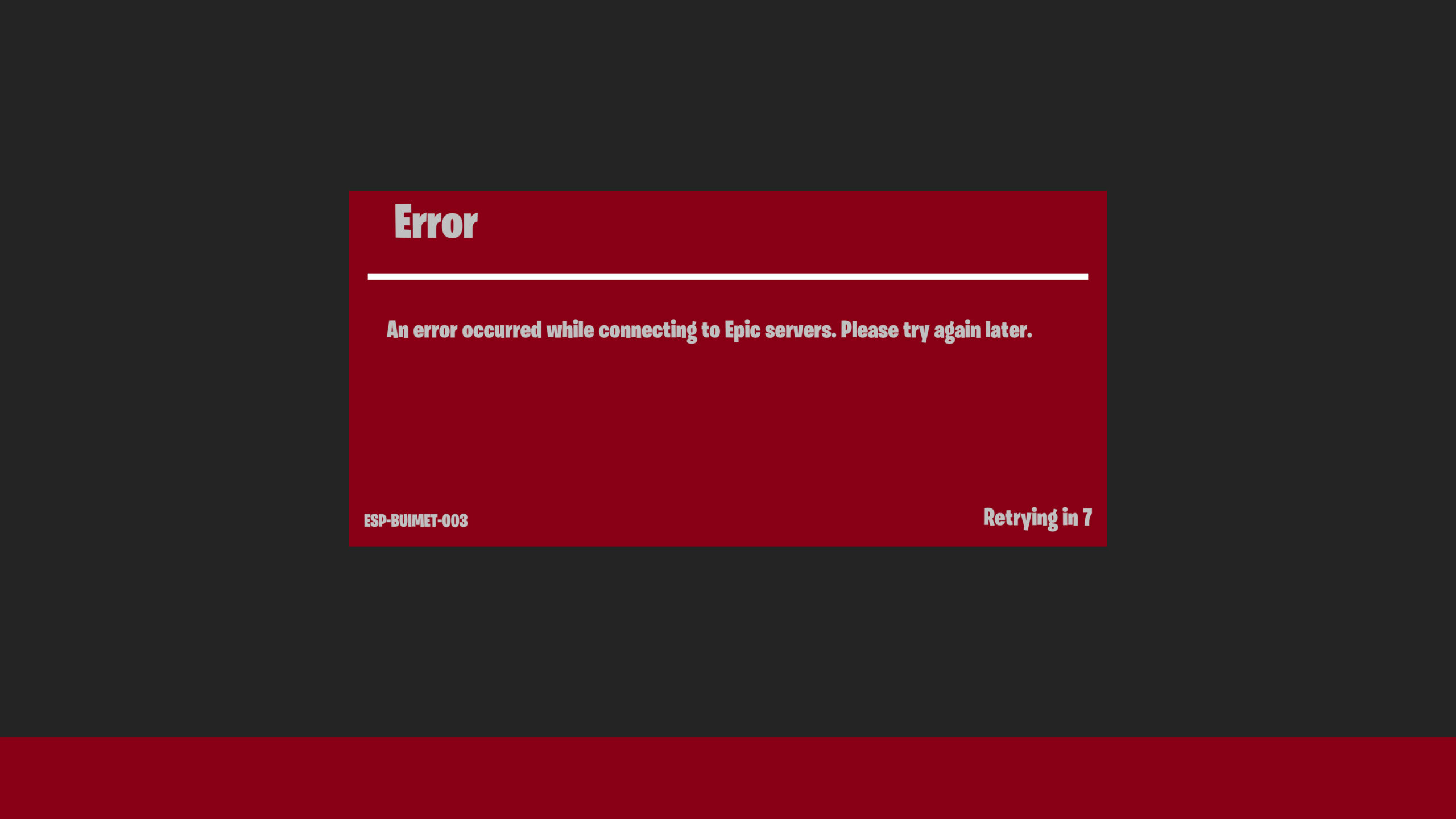 Fortnite Error Code 91