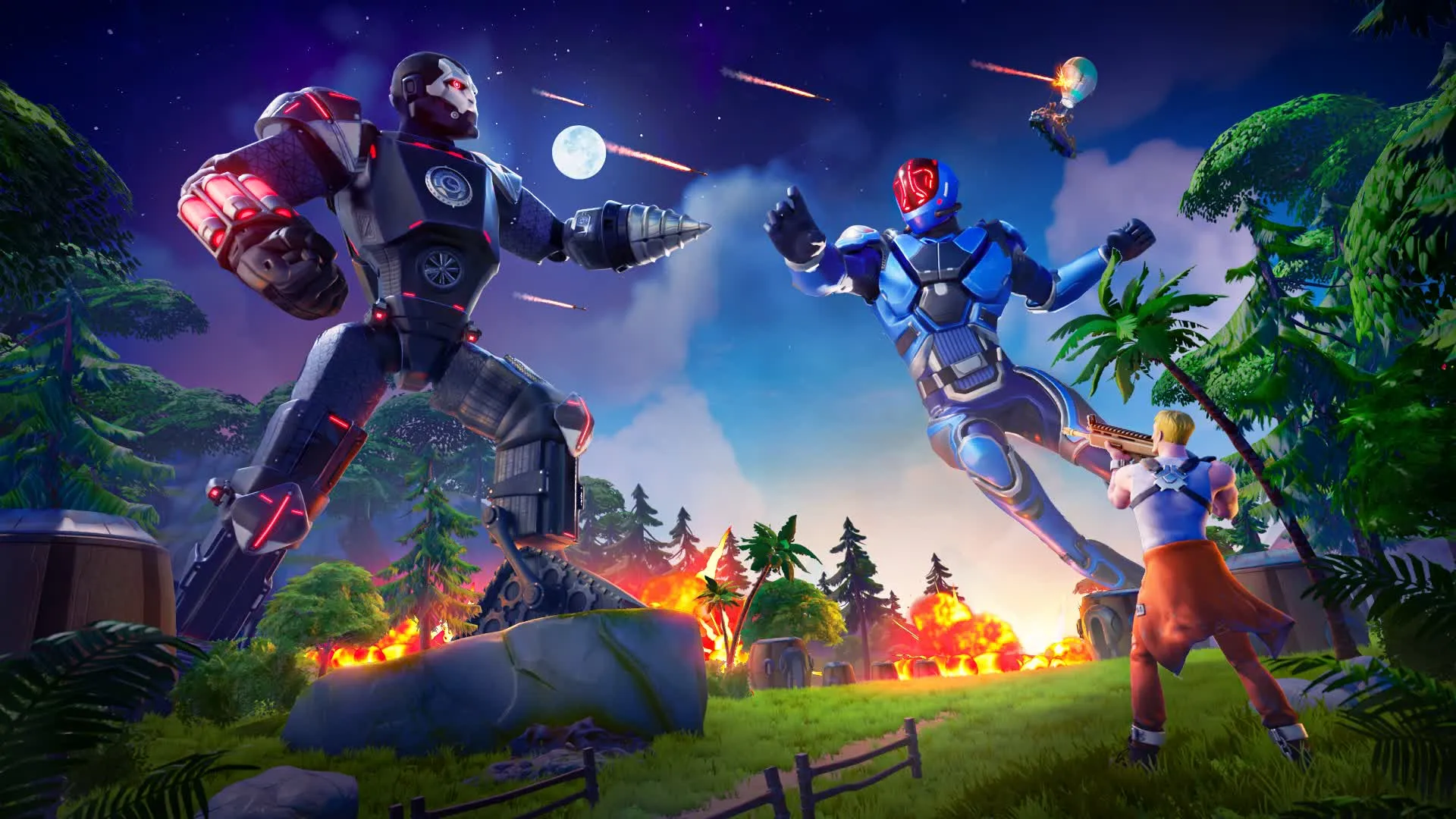 eventos ao vivo de Fortnite
