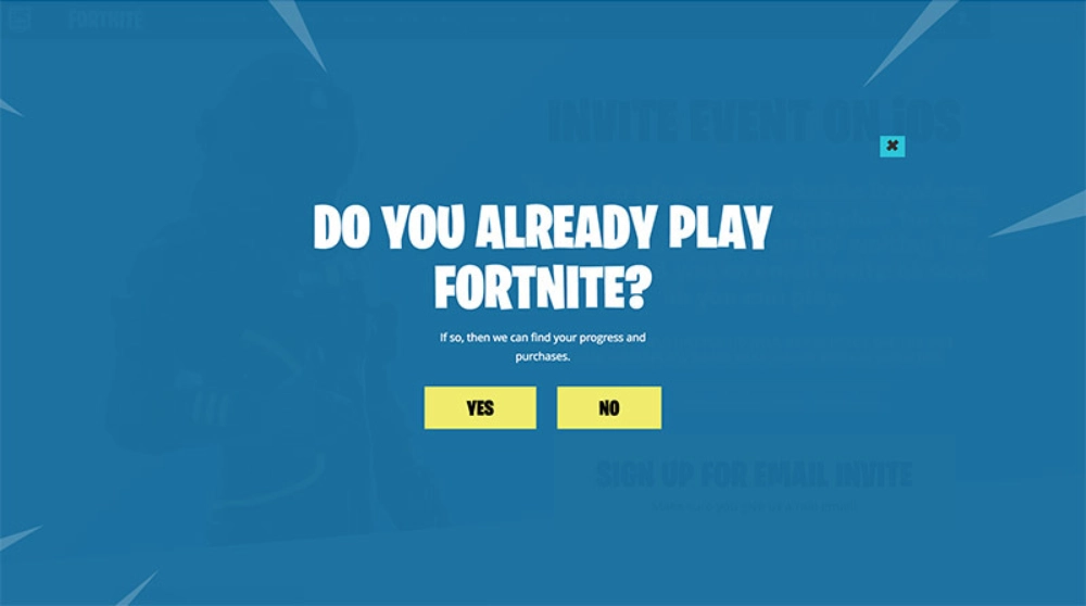 fortnite login