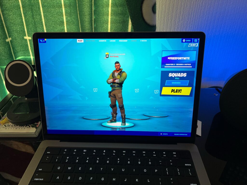 Fortnite Mac 플레이