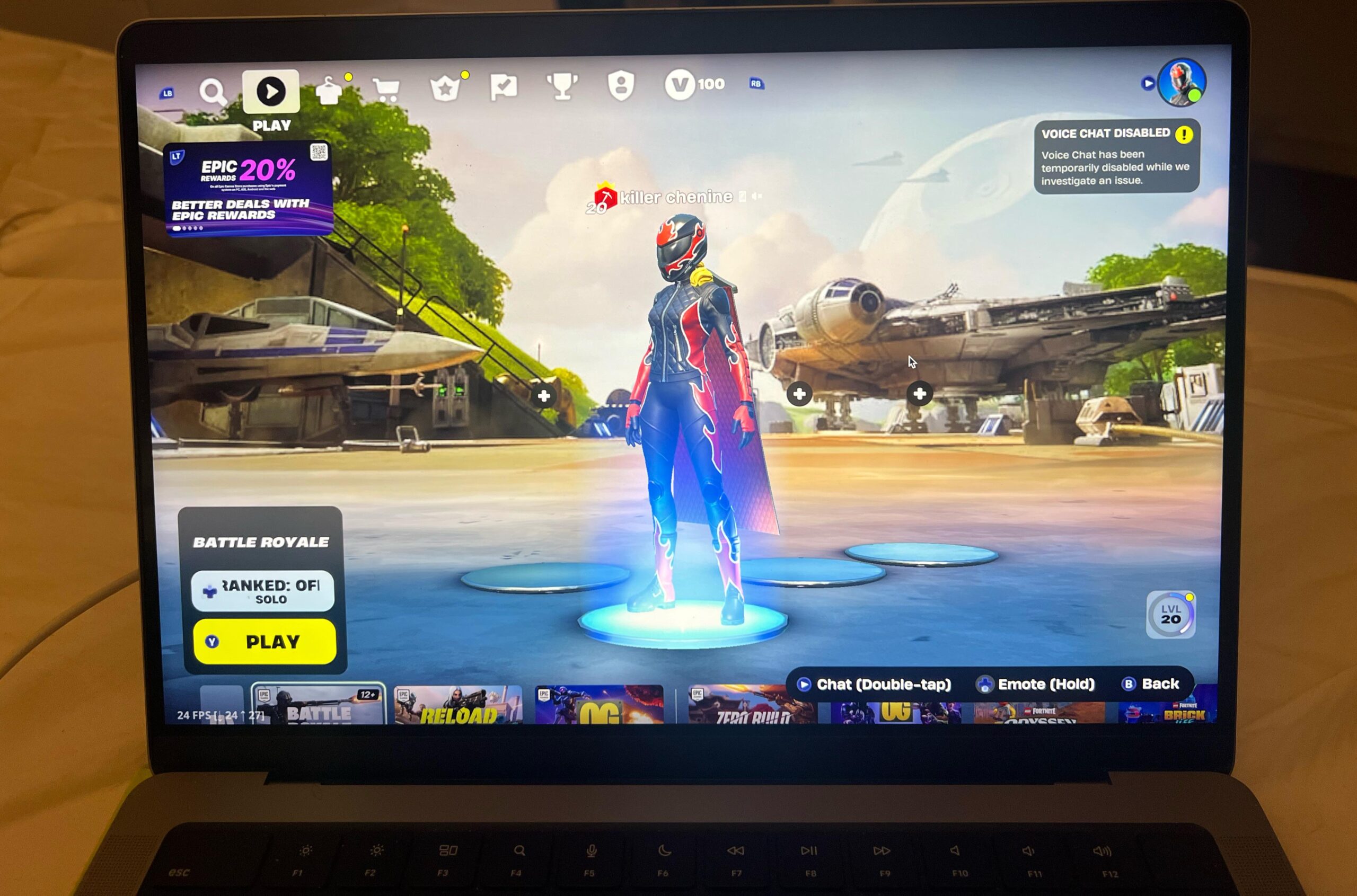 Fortnite on Mac
