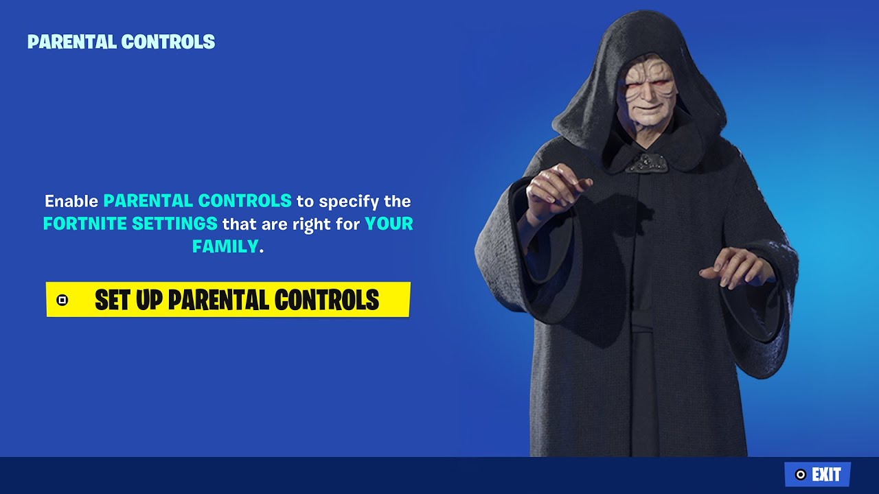 Fortnite Parental Controls