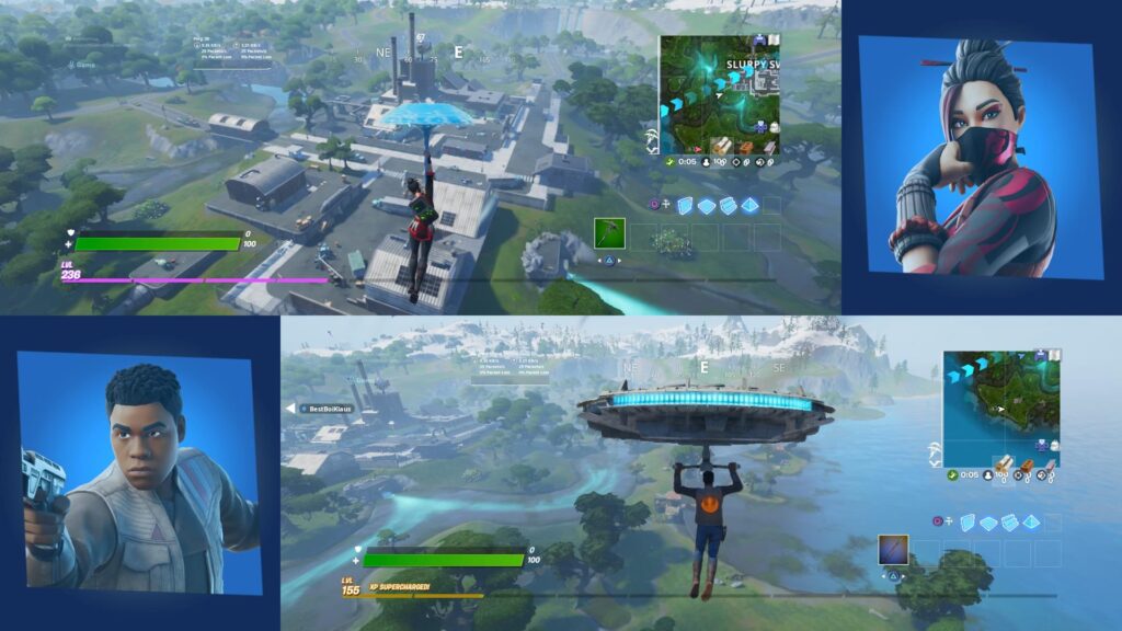 Fortnite split screen