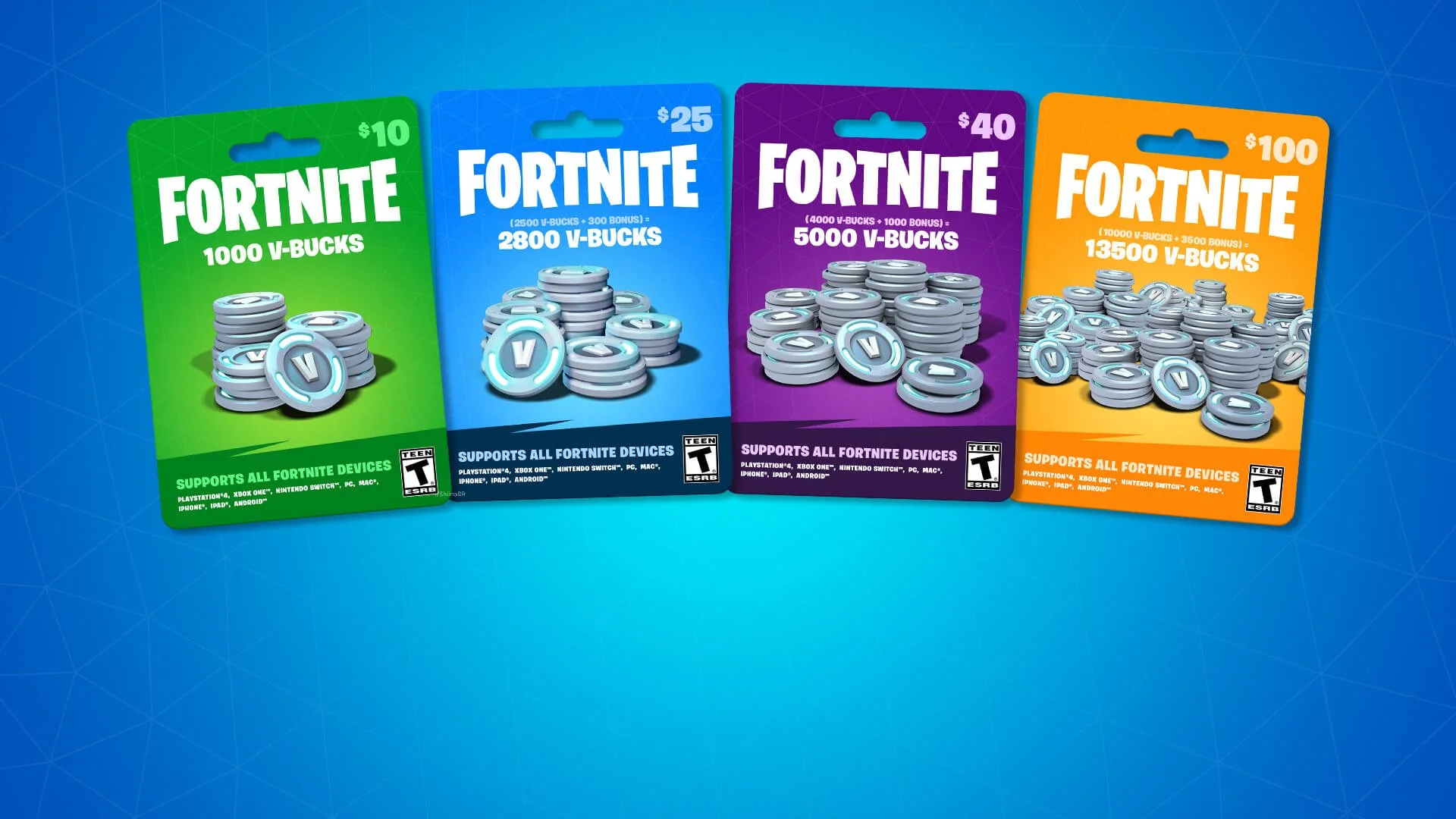 fortnite vbucks card