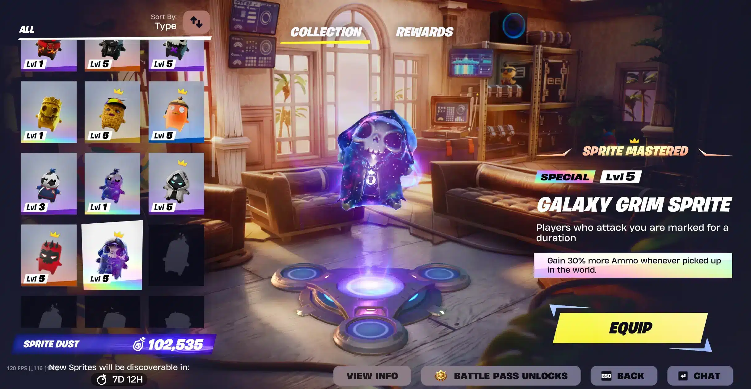 Current image: Fortnite Galaxy Grim Sprite