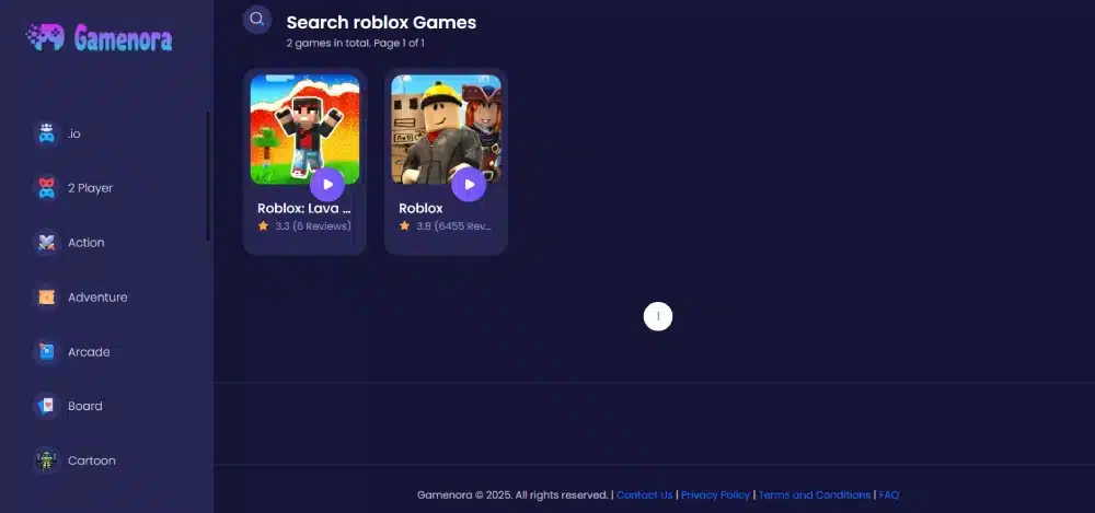 gamenora roblox