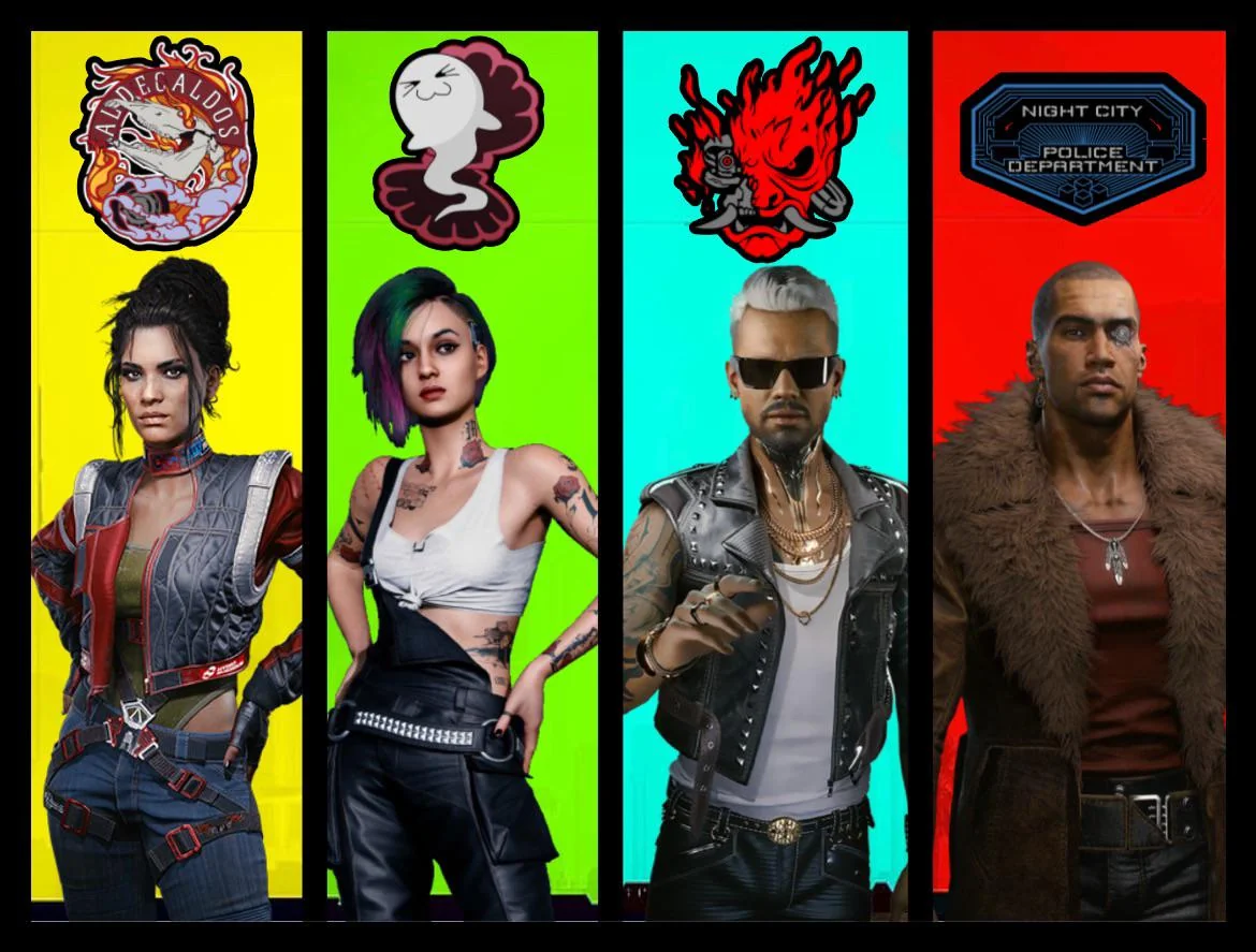 Cyberpunk 2077 opções de romance
