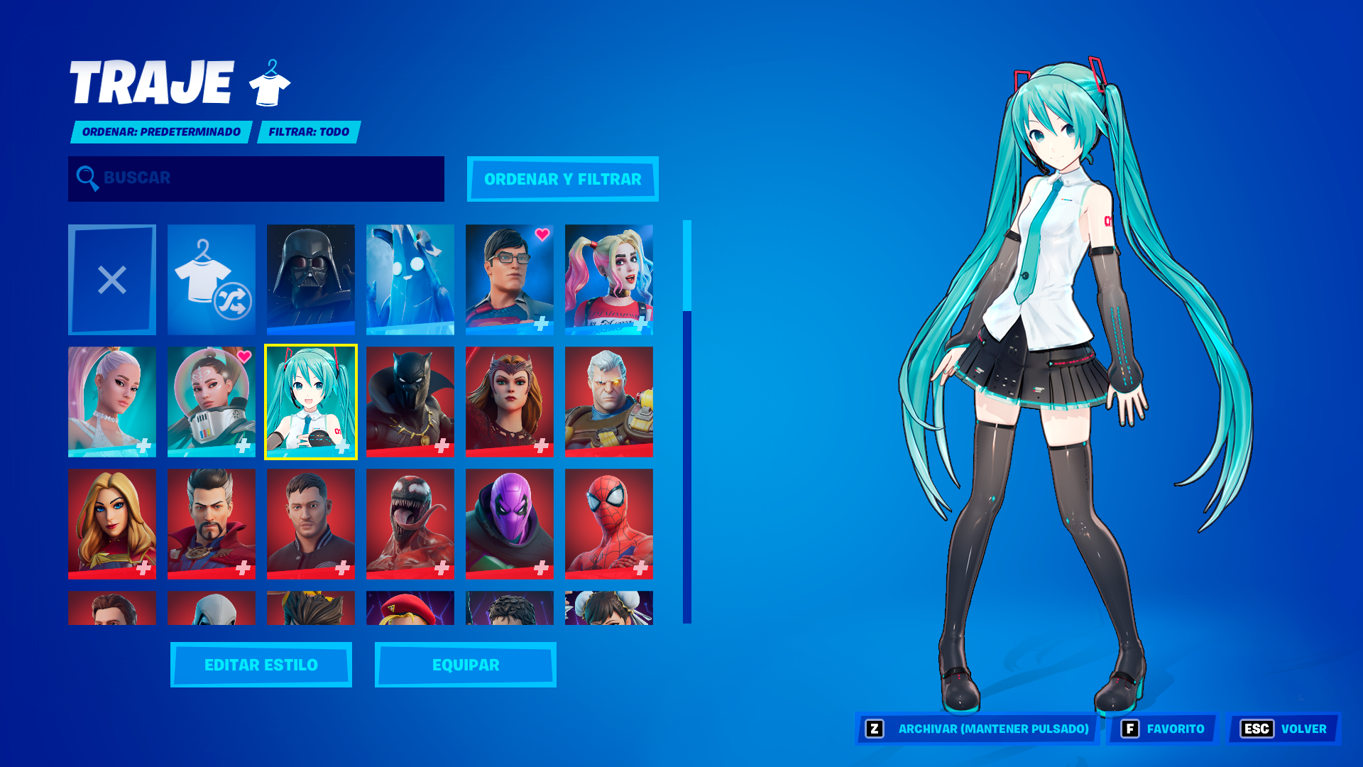 hatsune miku fortnite