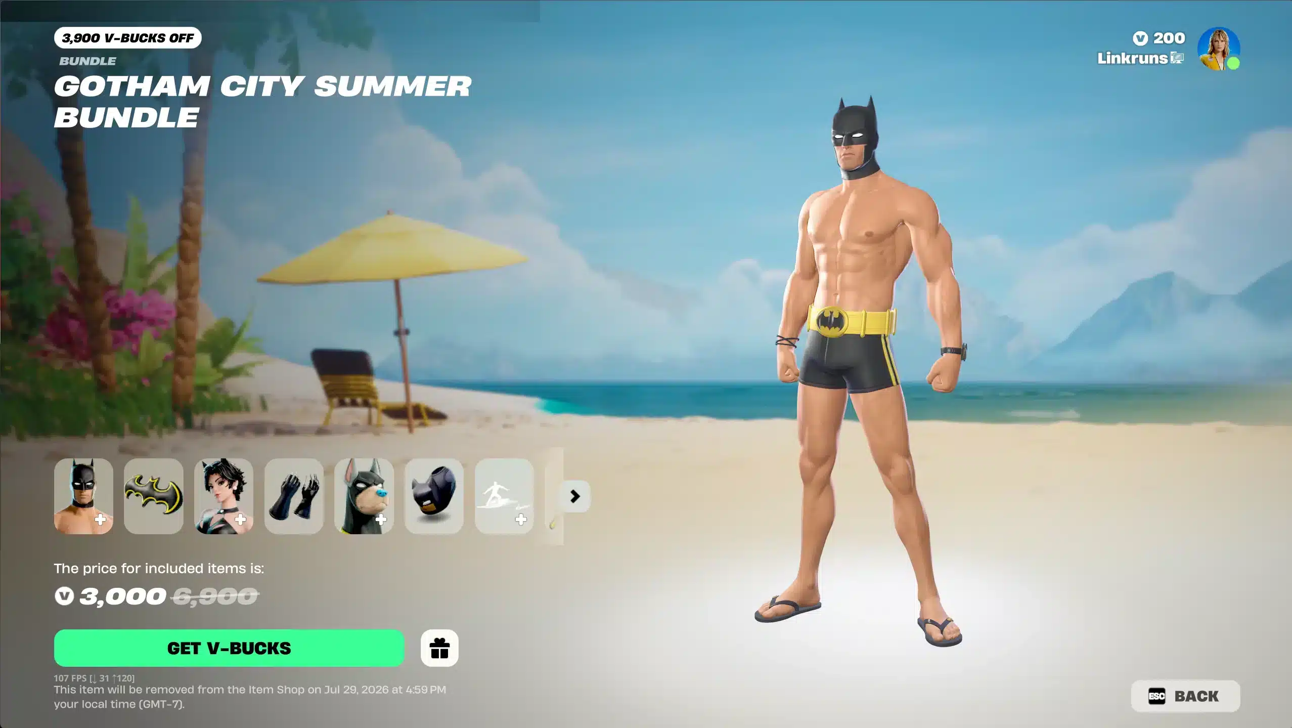 Hot Bat Summer Fortnite