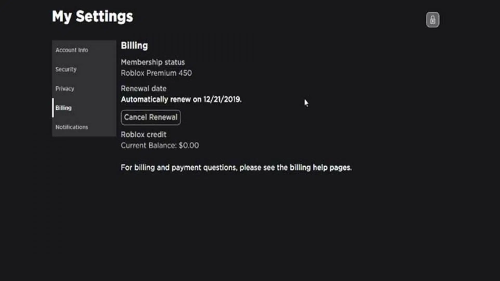 Como Cancelar o Roblox Premium