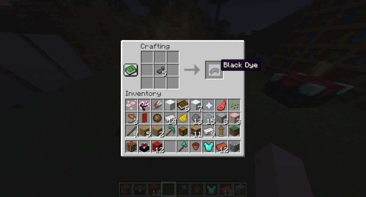 How to Get Black Dye in Minecraft