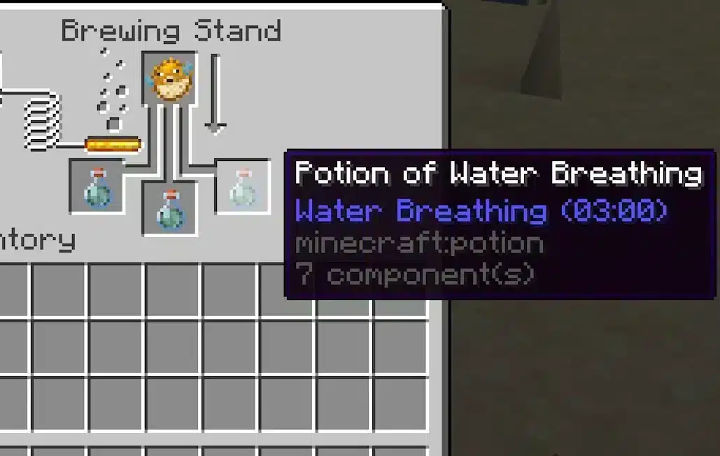 water breathing potion minecraft