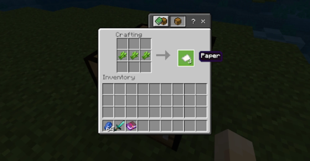 how to make paper in minecraft How to make paper in Minecraft step by step