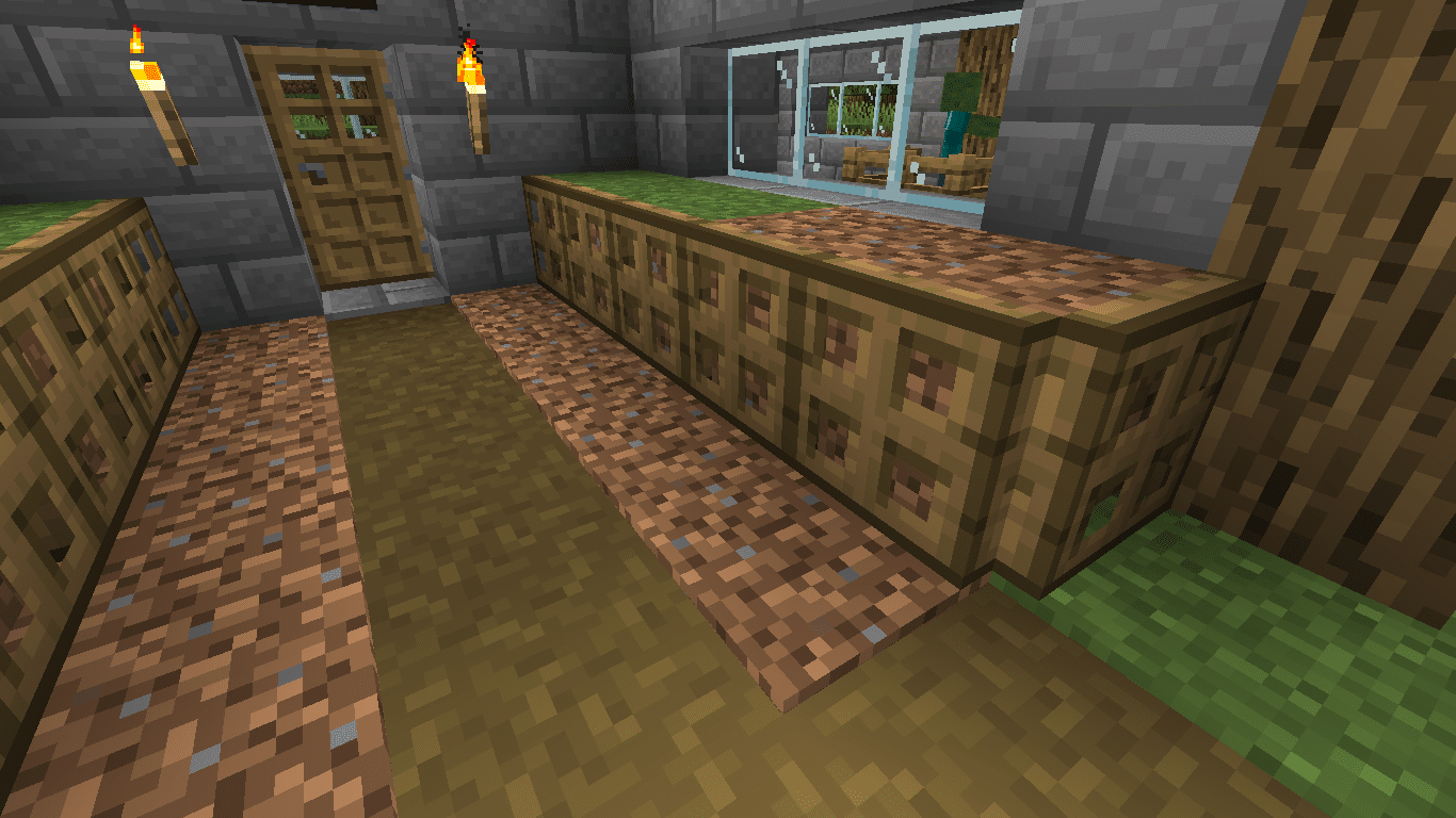 como fazer alçapão no Minecraft