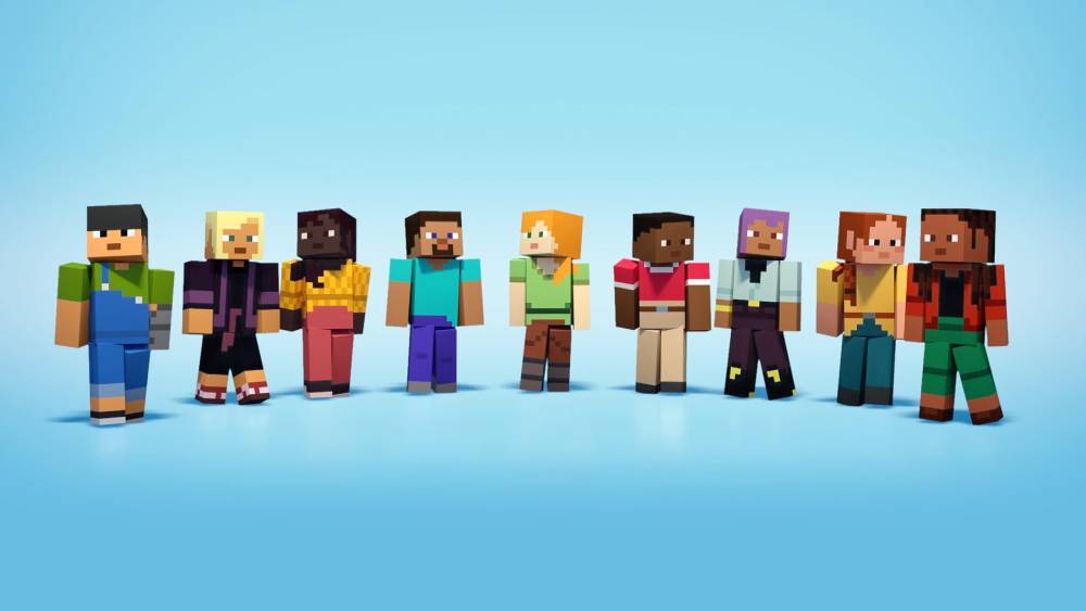 Minecraft com skins