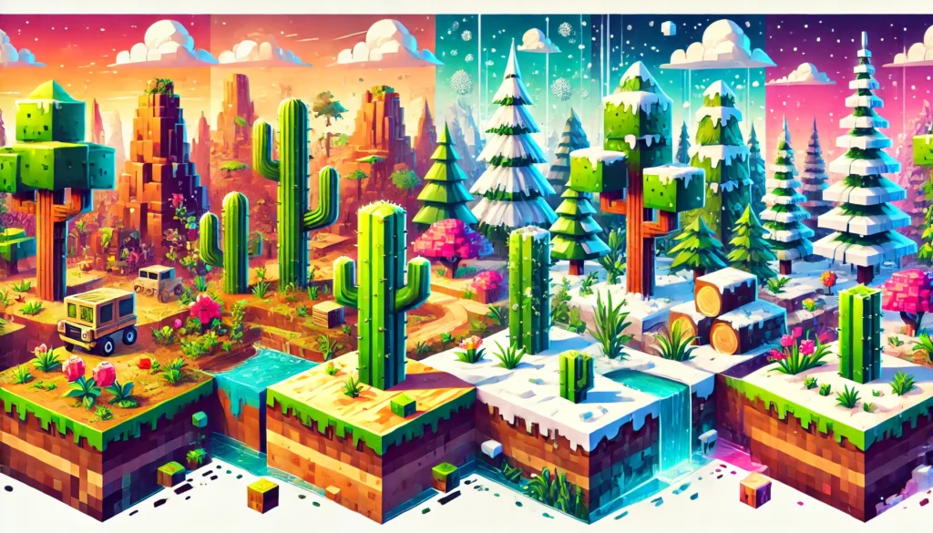  биомы в Minecraft
