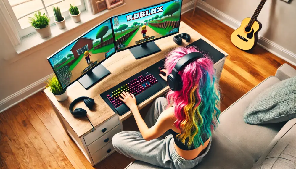 chat por voz no Roblox