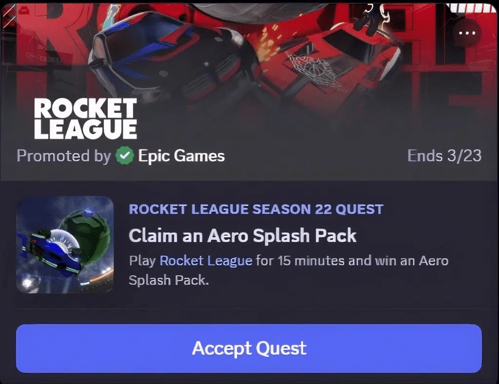 Aero Splash Rocket League