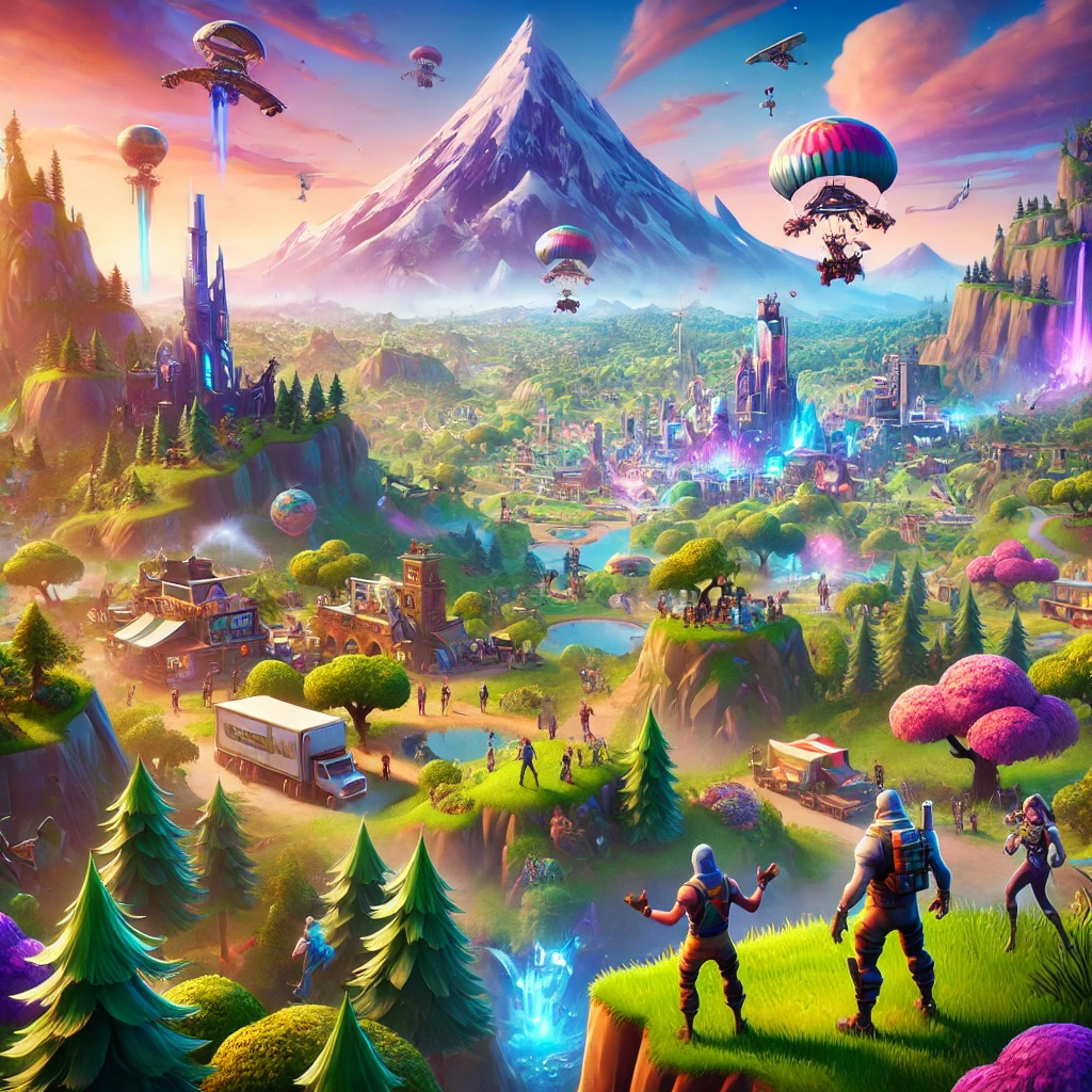 novo mapa do Fortnite
