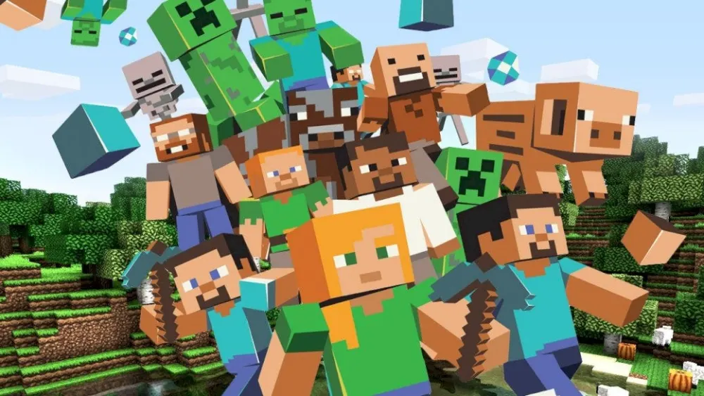 personagens Minecraft