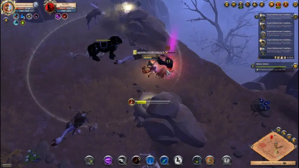 como sussurrar no Albion Online