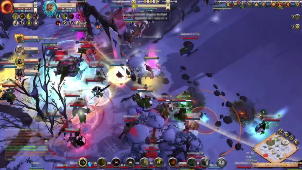 выйти из группы Albion Online