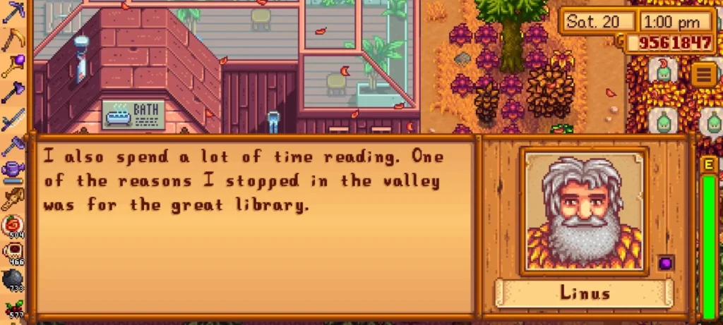 stardew valley linus