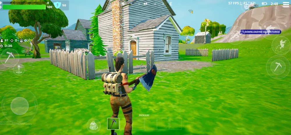 aplicativo móvel Fortnite
