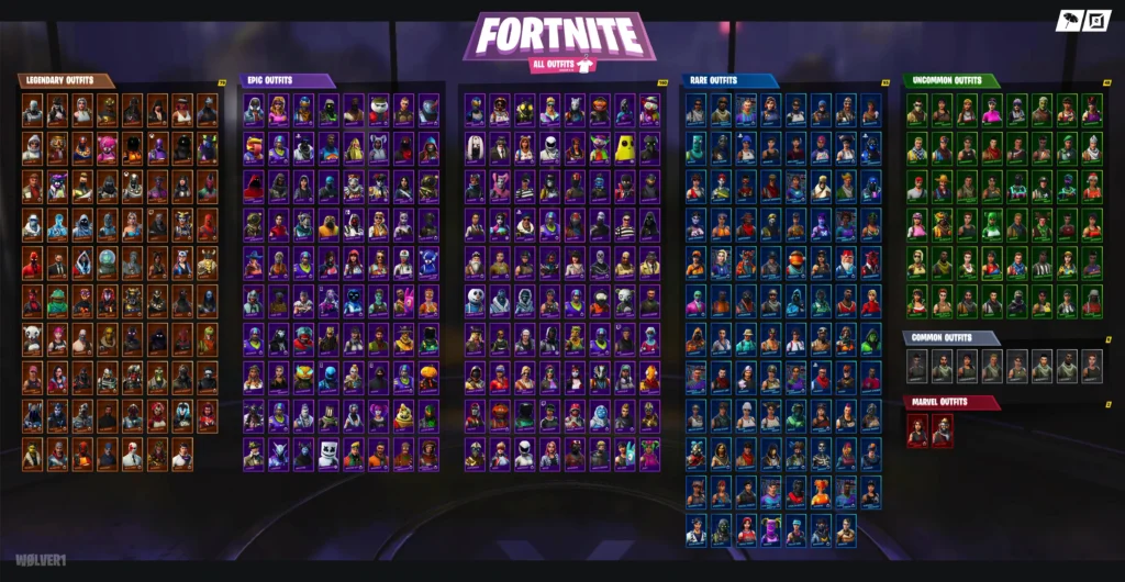 скины Fortnite
