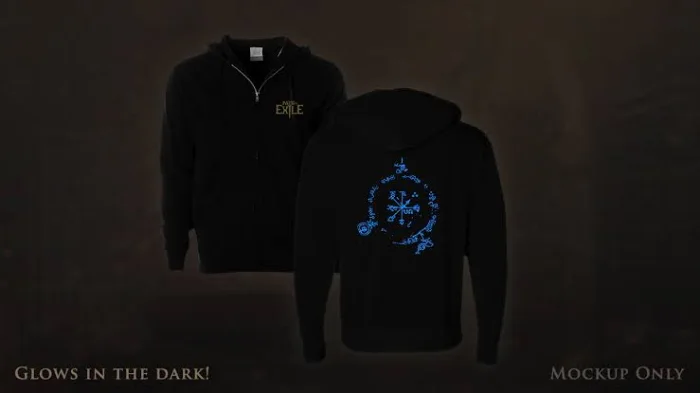 Path of Exile blue symbol hoodie