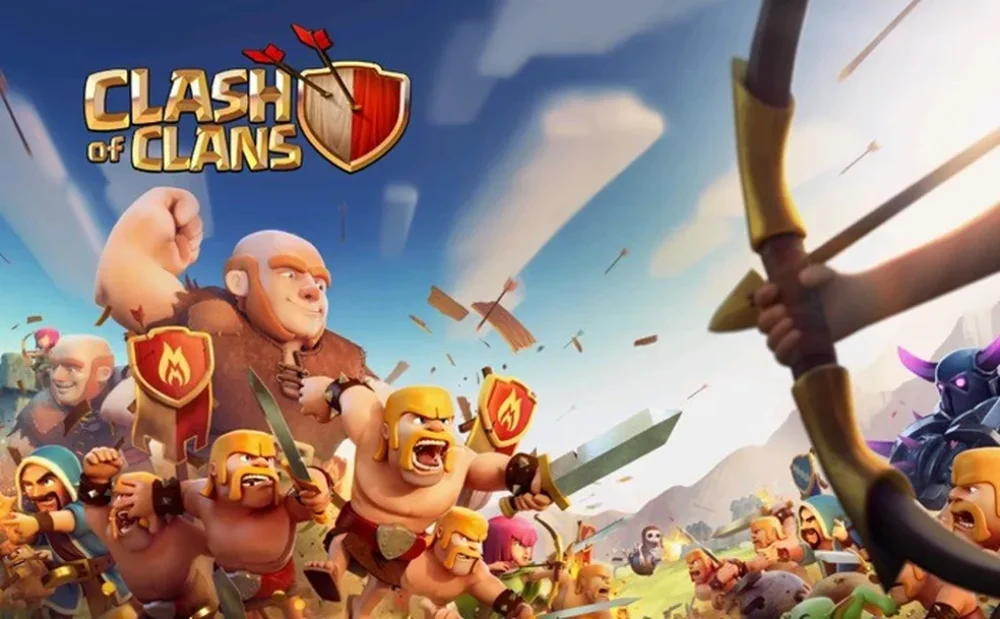 história clash of clans lançamento evolução
