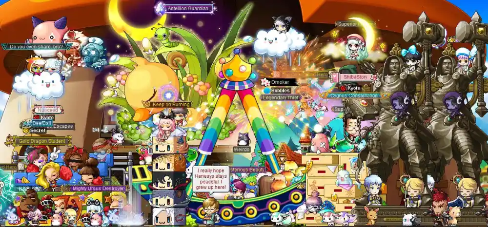 midnight party maplestory