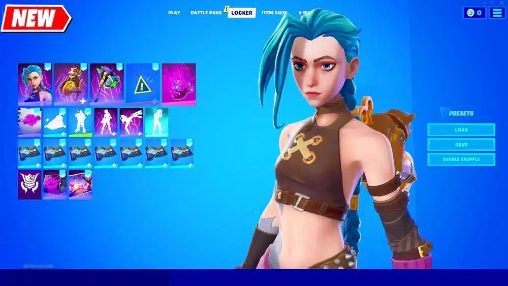 Jinx Fortnite skin
