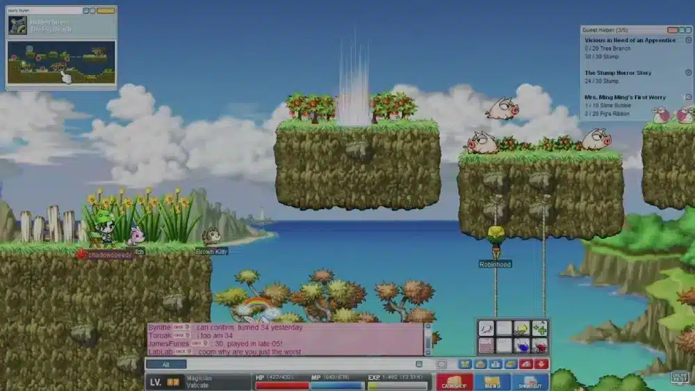 MapleStory Classic Training Spots vs. Quests maplestory classic leveling guide