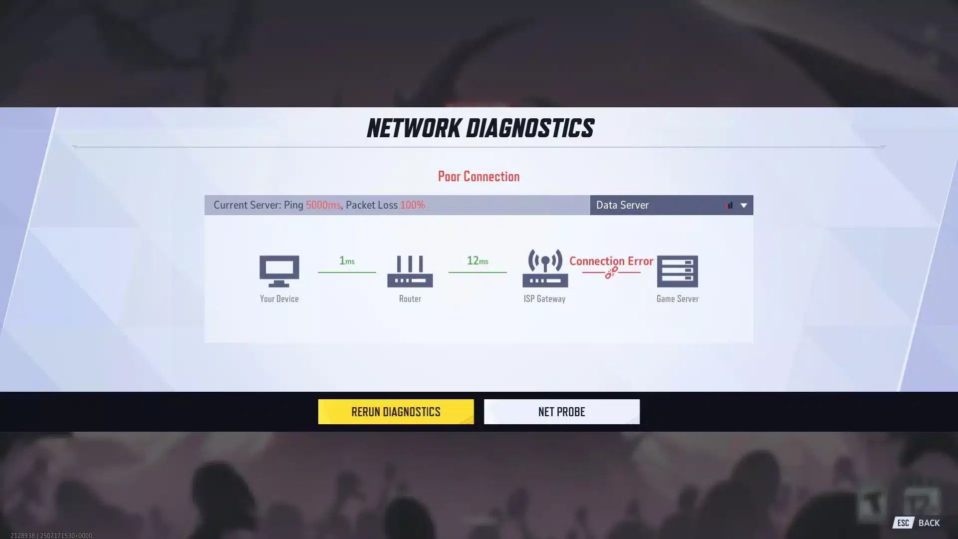 Marvel Rivals Server Connection Failed