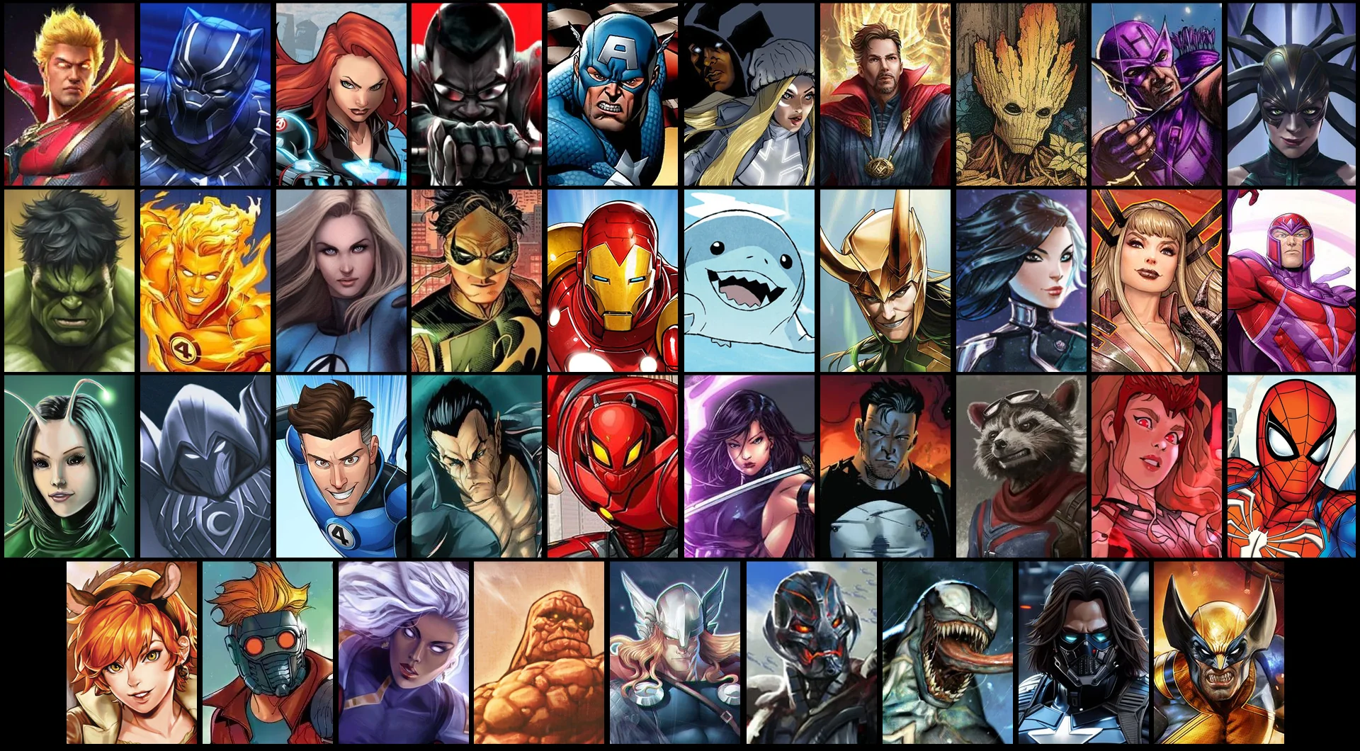Current image: Marvel Rivals Roster