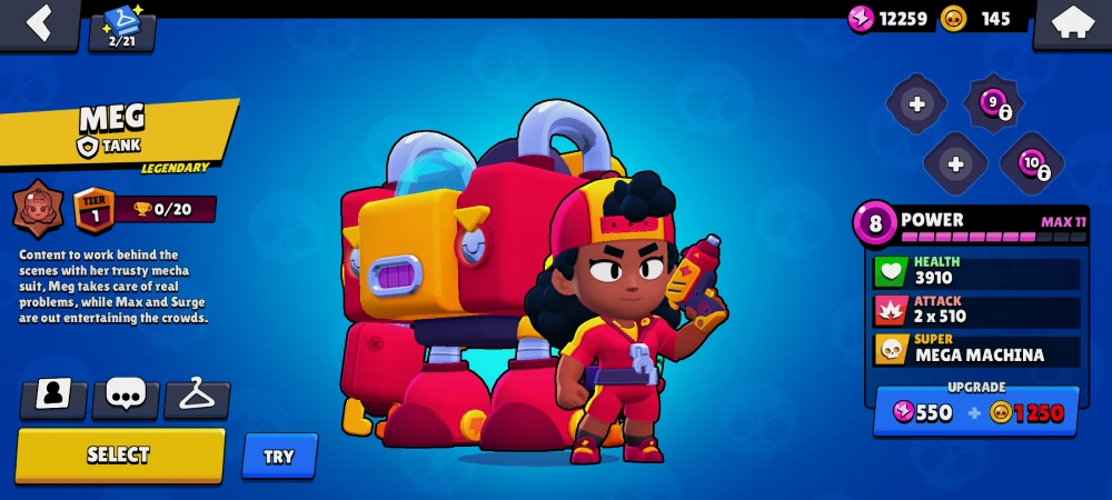 Meg’s abilities and playstyle