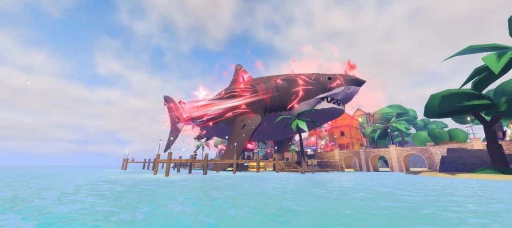 Megalodon in Fortnite Creative Mode megalodon fortnite