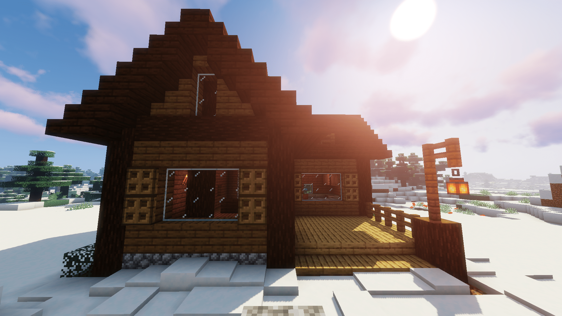 minecraft cabin