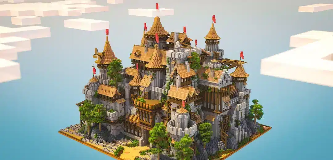 Current image: Minecraft Castle