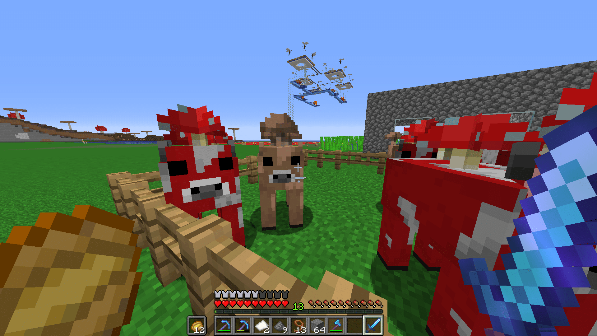 minecraft cows
