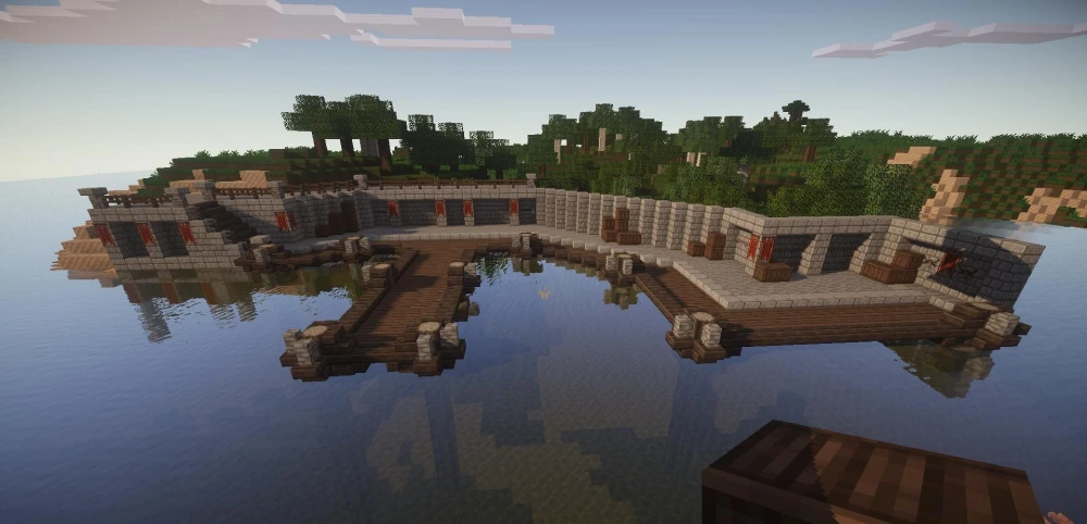 причал Minecraft