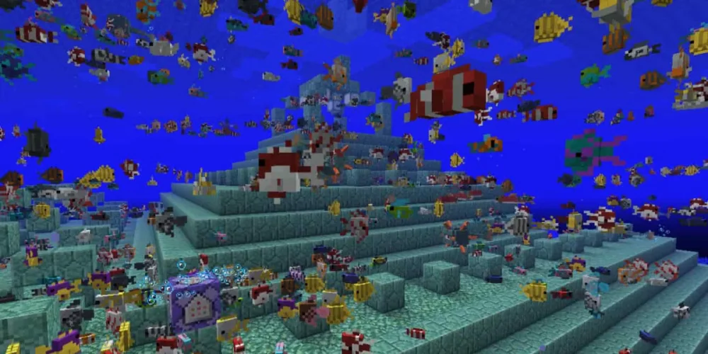 peces en Minecraft