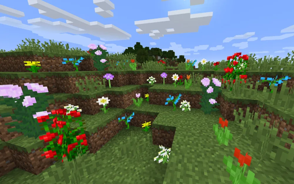 flores do minecraft