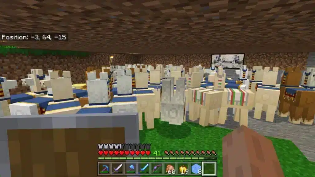 اللاما في Minecraft