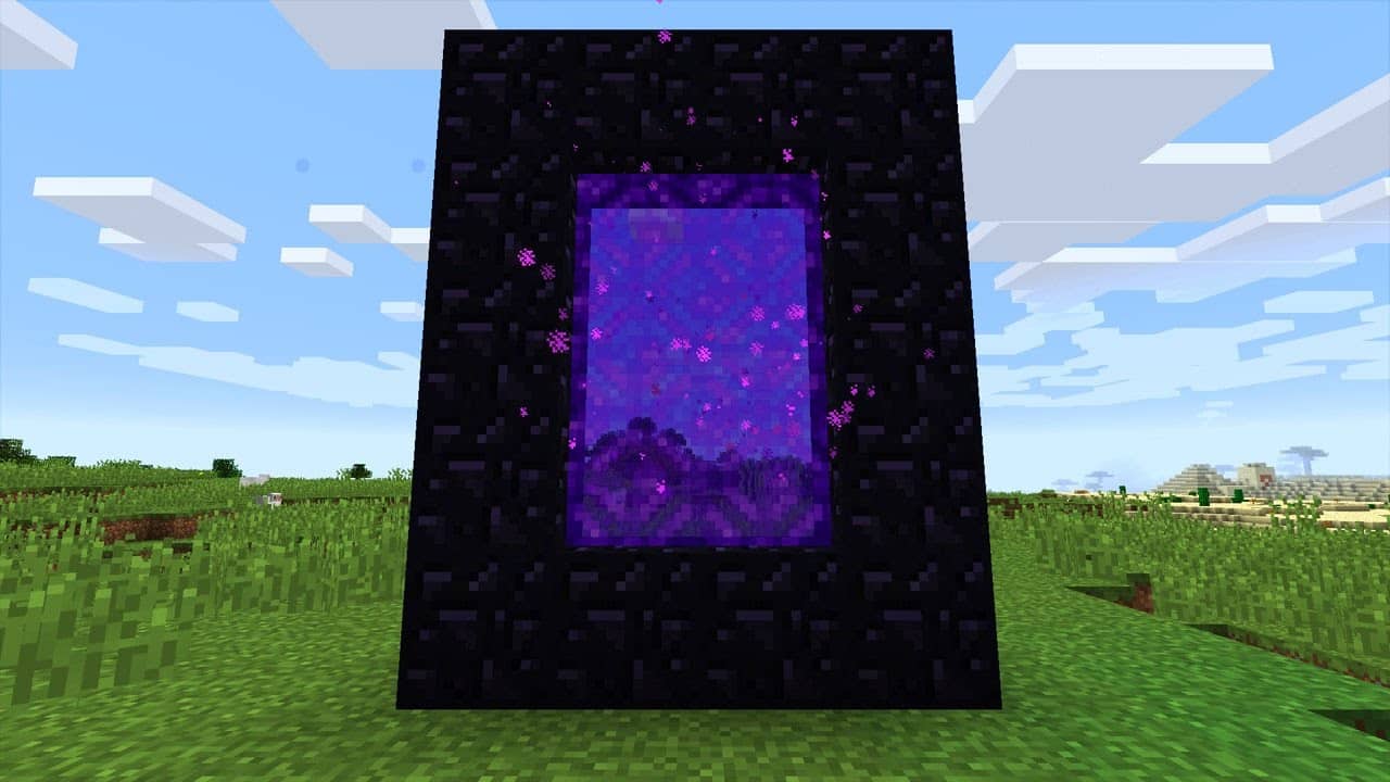 Current image: Minecraft Nether Portal