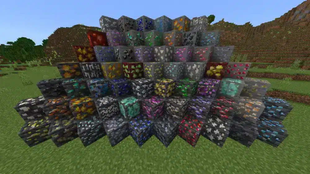 minecraft ore levels