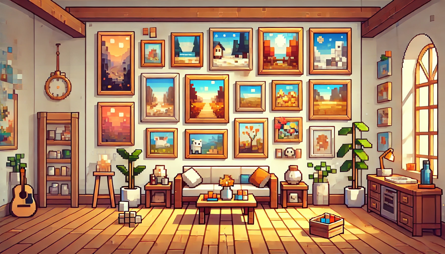 minecraft-paintings Minecraft Paintings