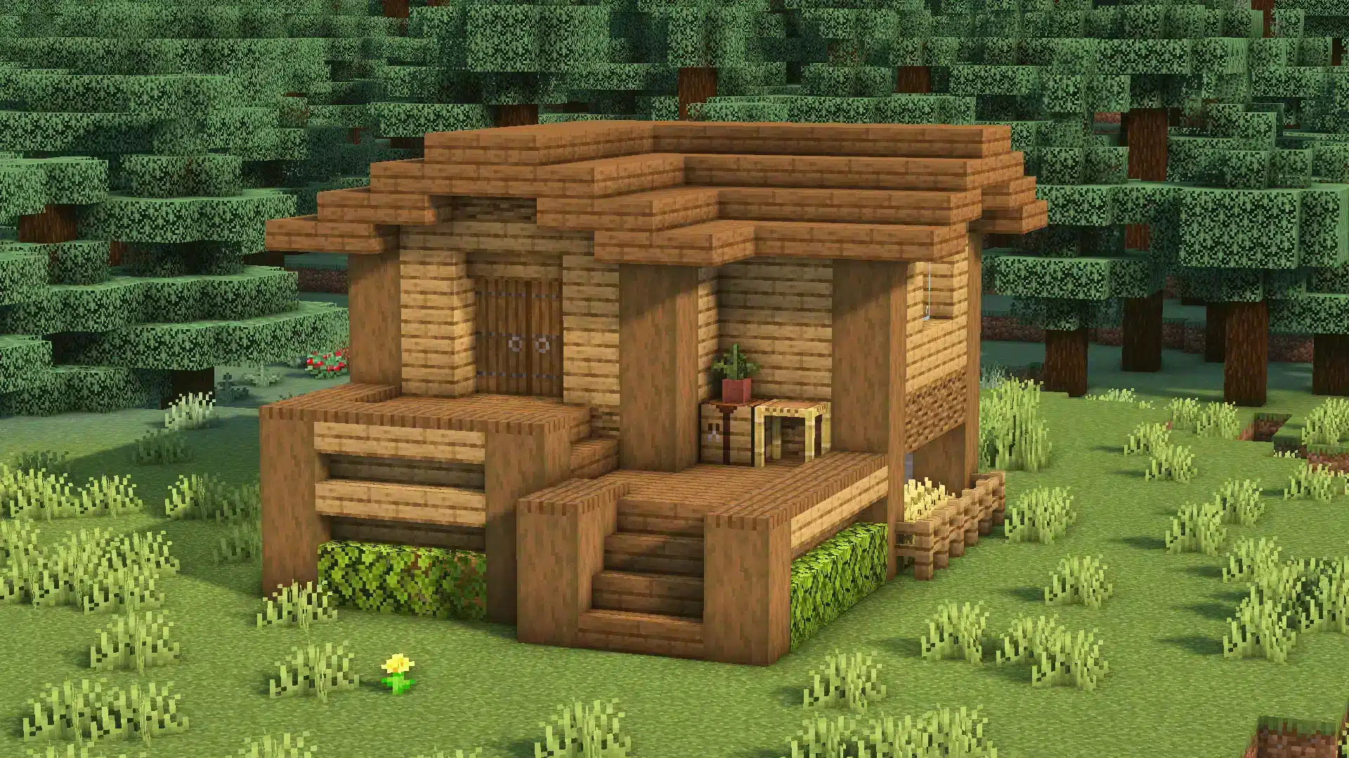 Current image: Minecraft Starter House