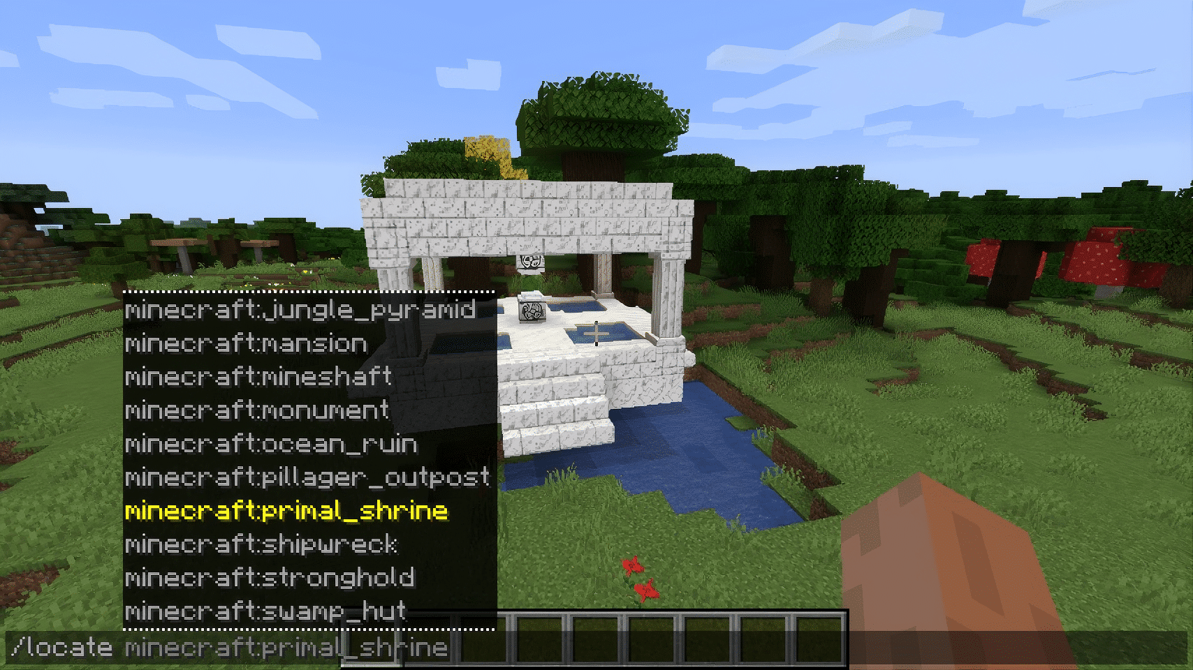 Minecraft Structure Finder